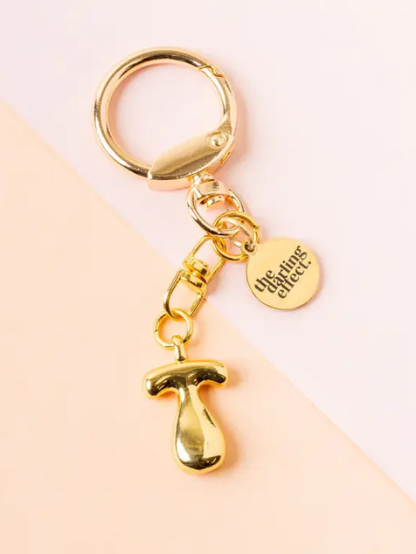 Bubble Letter Keychain Bag Charm