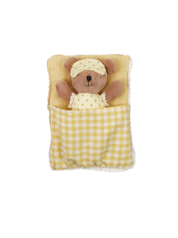 Plush Animal With Sleeping Bag and Eye Mask
