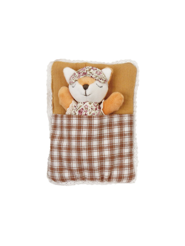 Plush Animal With Sleeping Bag and Eye Mask