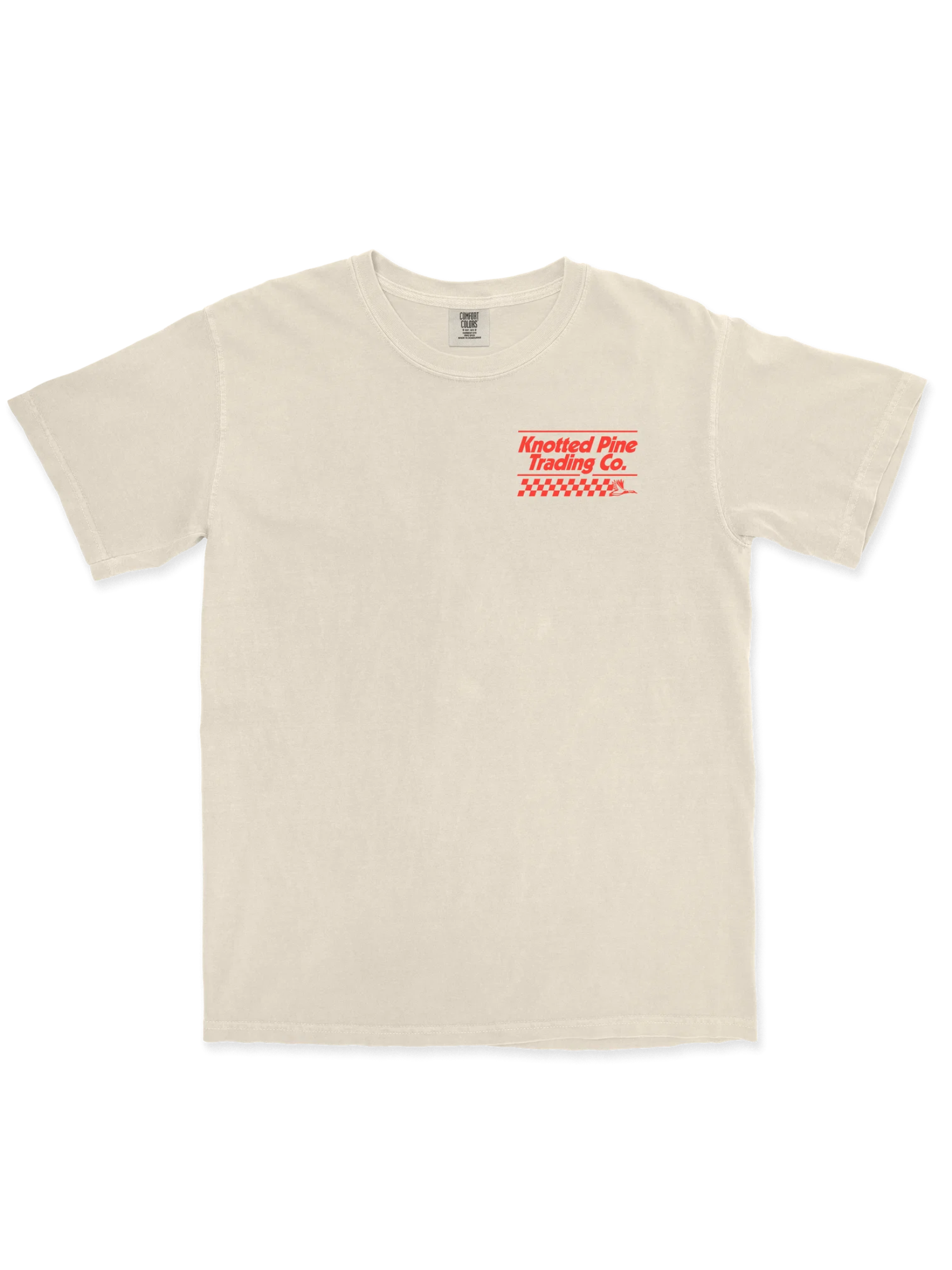 Limit Out Tee in Ivory by Knotted Pine
