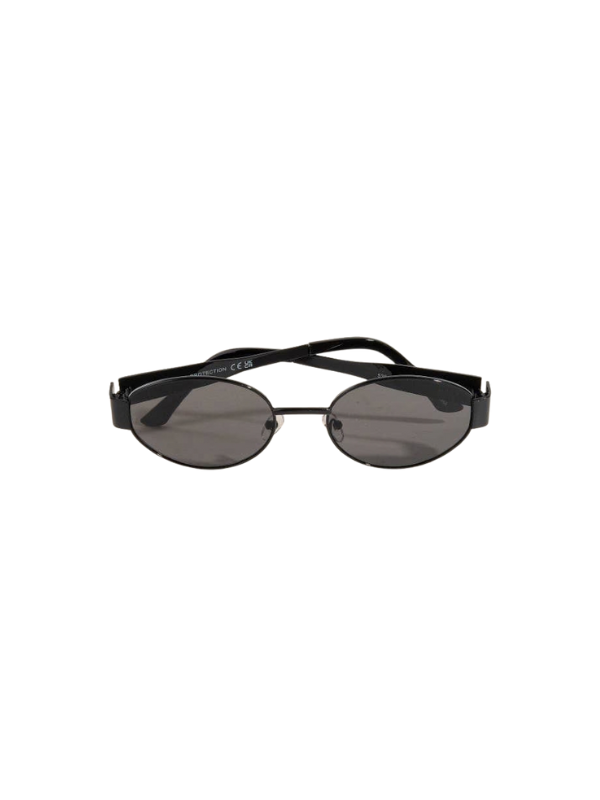Metal Oval Frame Sunglasses