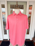 Walker Performance Polo in Coral & Peach by Southern Marsh Athletic collared golf shirt 