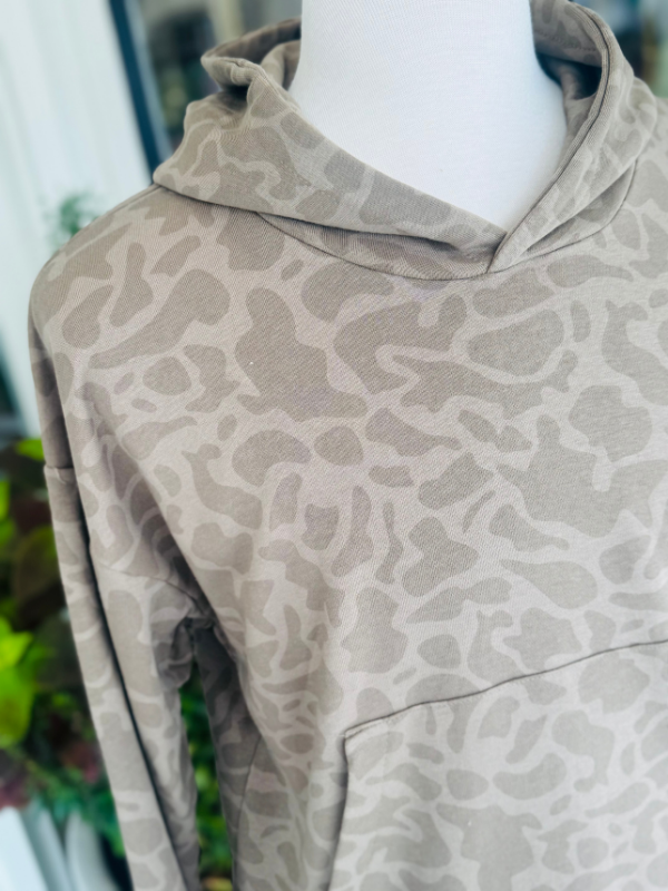 Seawashed Spruce Hoodie in Khaki Camo By Southern Marsh