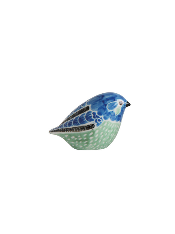 Hand Painted Stoneware Bird