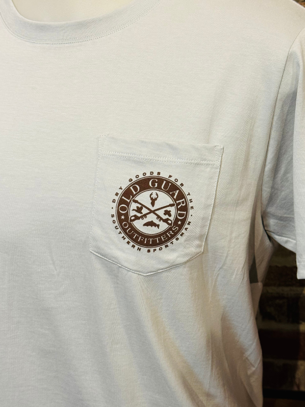 The Buck Tee in Grey By Old Guard