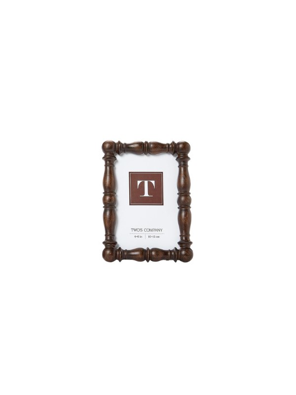 Spindle Faux Wood Photo Frames