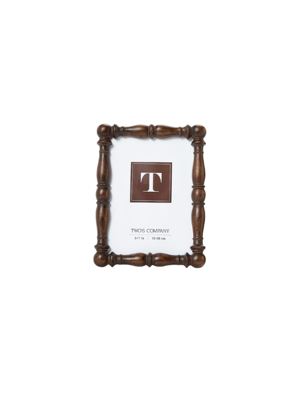 Spindle Faux Wood Photo Frames