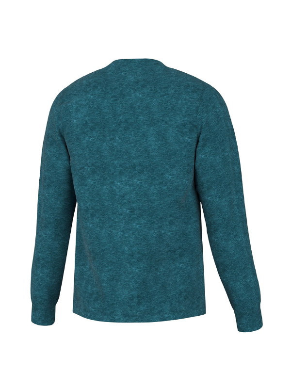 Fieldside Long Sleeve Crew in Gulf Coast by Southern Point Apparel