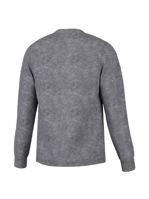 Fieldside Long Sleeve Crew in Asphalt by Southern Point Apparel