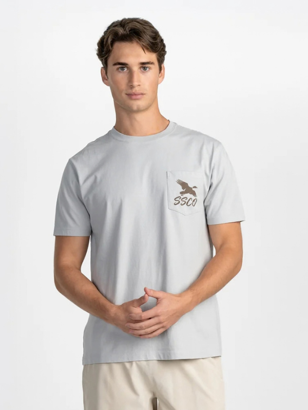 Feathered Flight Tee in High Rise By Southern Shirt Co.