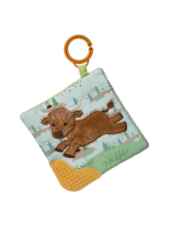 Hetty Highland Cow Crinkle Teether