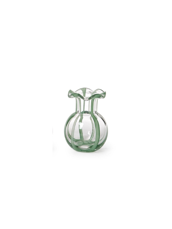 Ruffled Ribbon Vases