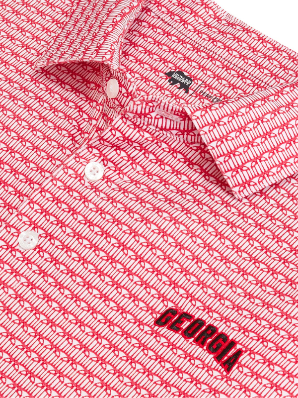 Georgia Arches Printed Performance Polo By Onward Reserve