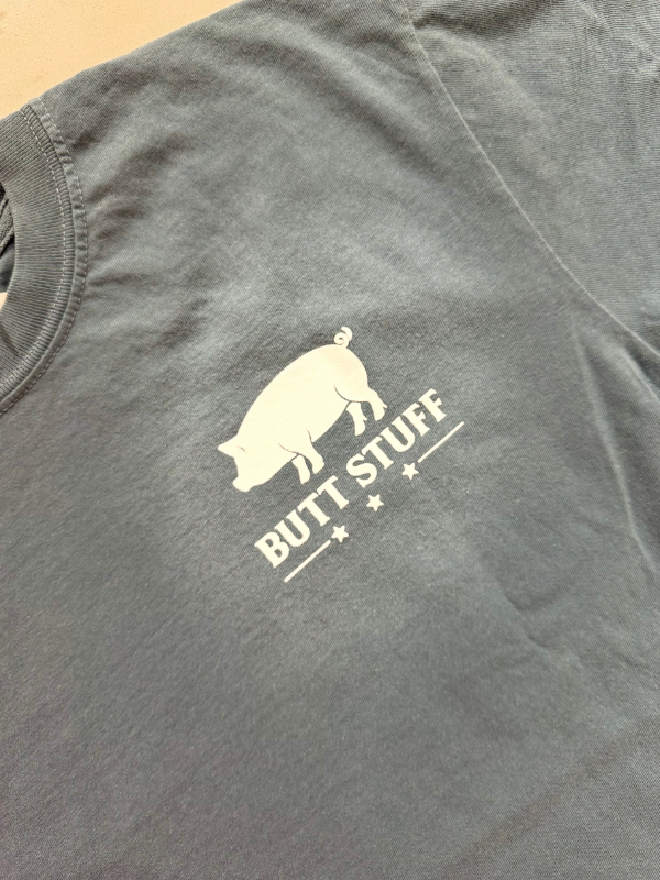 Best Butt in Town Tee in Ice Blue