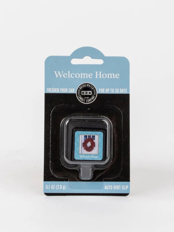 Welcome home car vent clip by bridgewater 