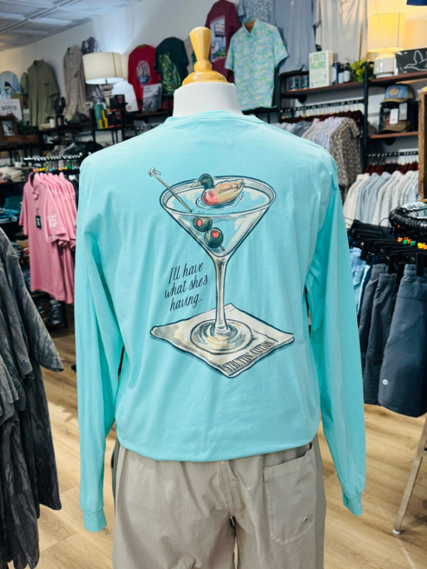 What She's Having Long Sleeve Tee 