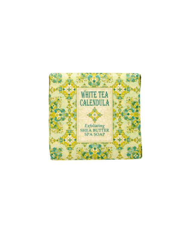 White Tea Calendula Exfoliating Shea Butter Soap 