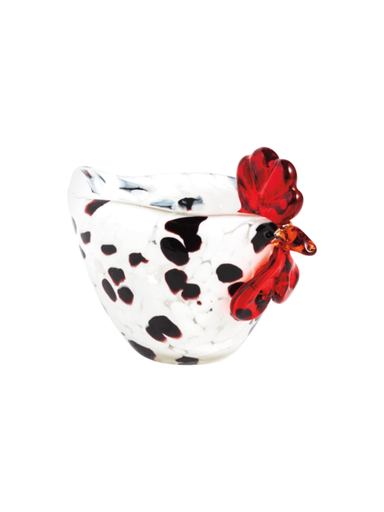 White Tortoise Chicken Tidbit chic decor farmhouse animal 