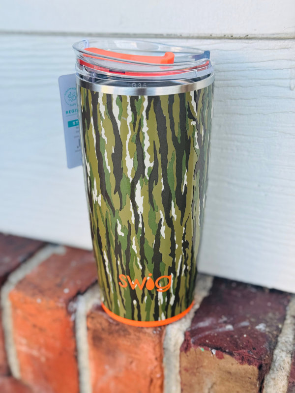 tree bark camo 22oz cup 