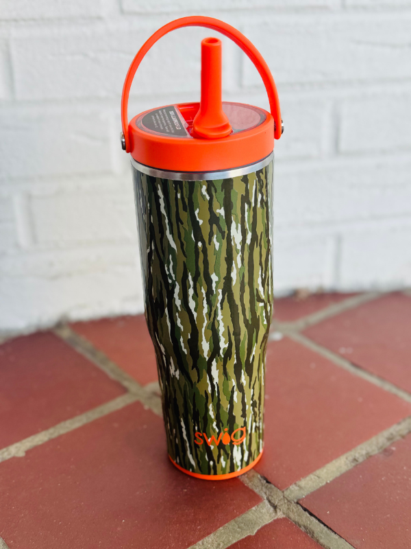 tree bark camo 30oz tumbler 