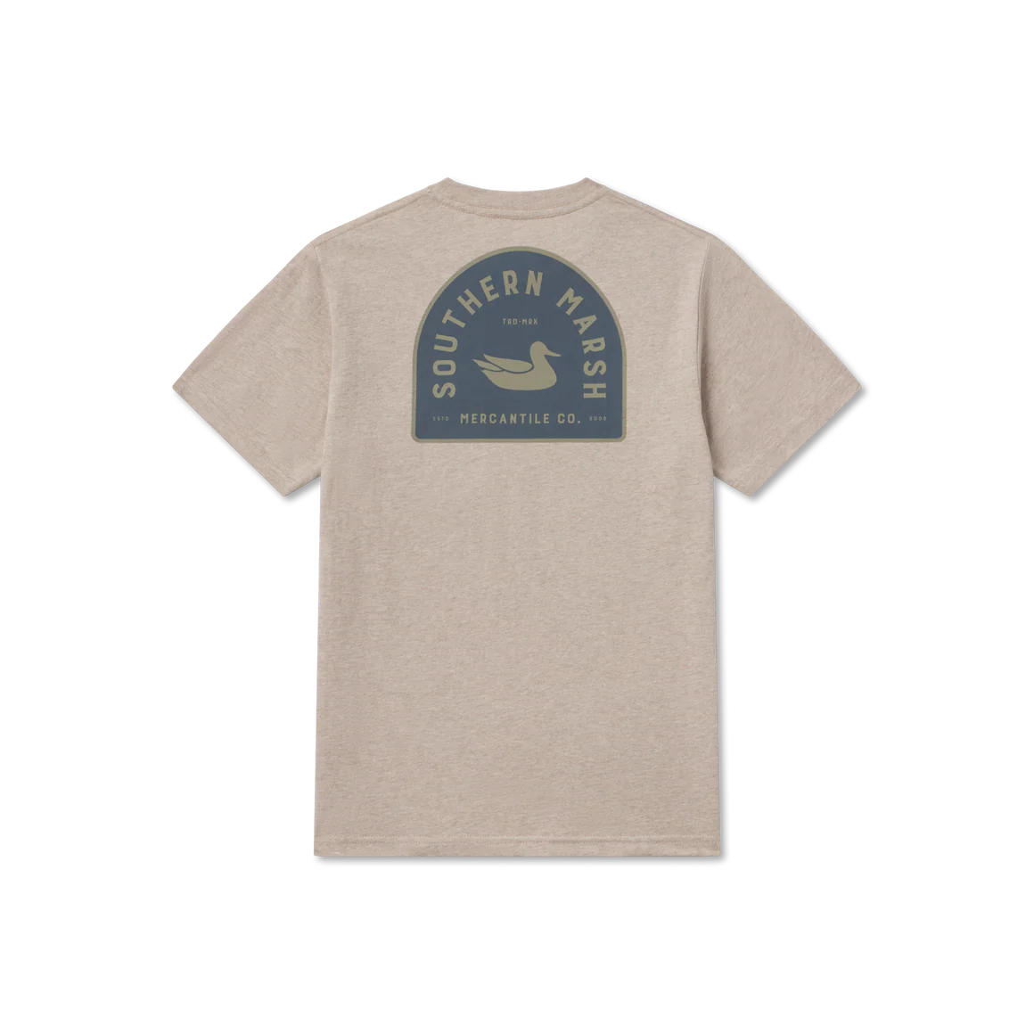 YOUTH Mercantile Dome Tee in Washed Burnt Taupe by Southern Marsh