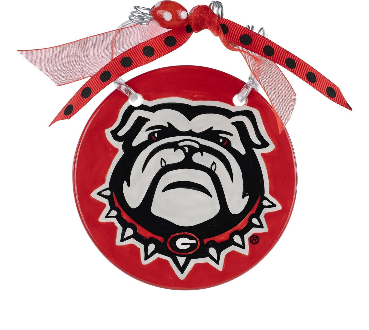 Georgia Bulldog Flat Ornament