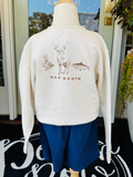 duck, deer and fish youth sweatshirt