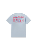 Light blue t-shirt with 'Southern Marsh' logo on the back and an eagle graphic 
