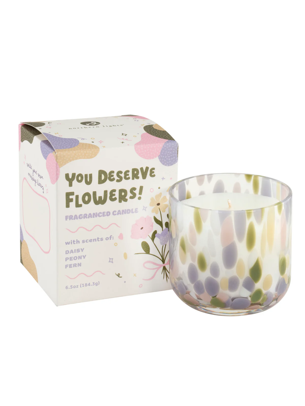 You Deserve Flowers Candle by Northern Lights