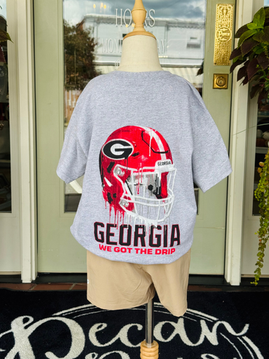UGA Drippy Helmet in Sports Grey