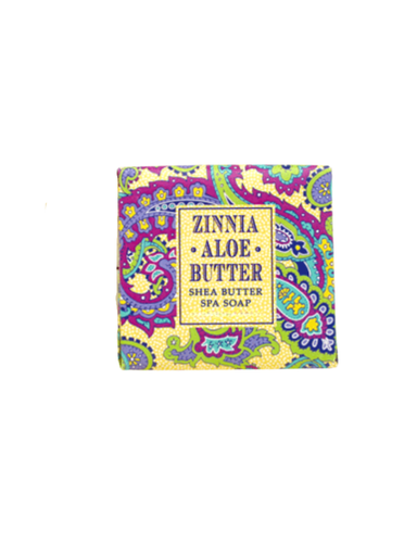 Zinnia Aloe Butter Shea Butter Soap