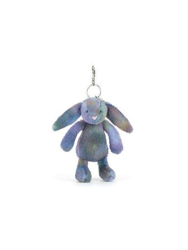 purple bunny bag charm