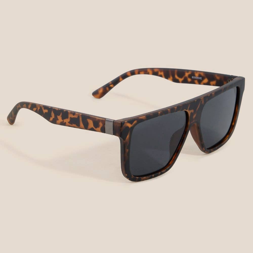 Square Framed Acetate Sunglasses