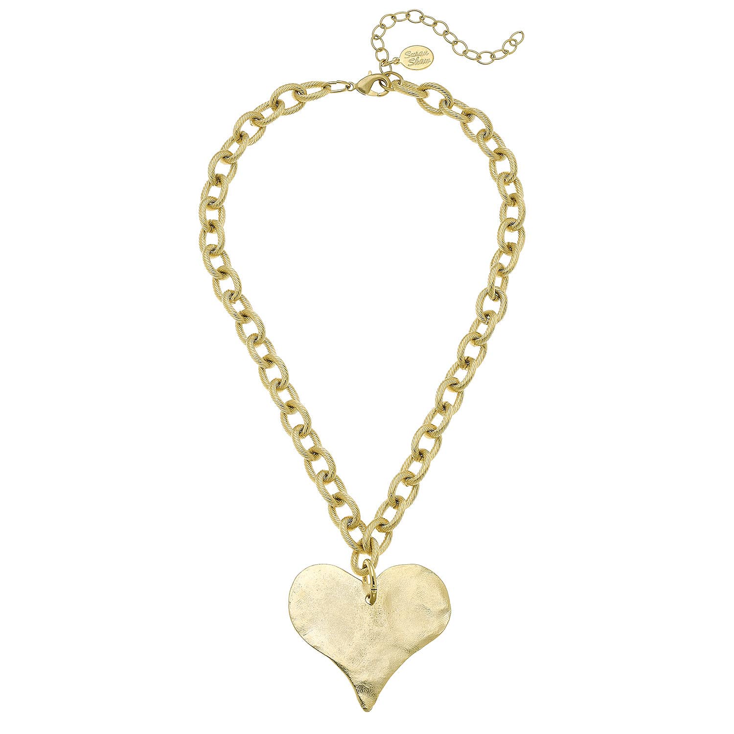 Gold Heart Necklace by Susan Shaw