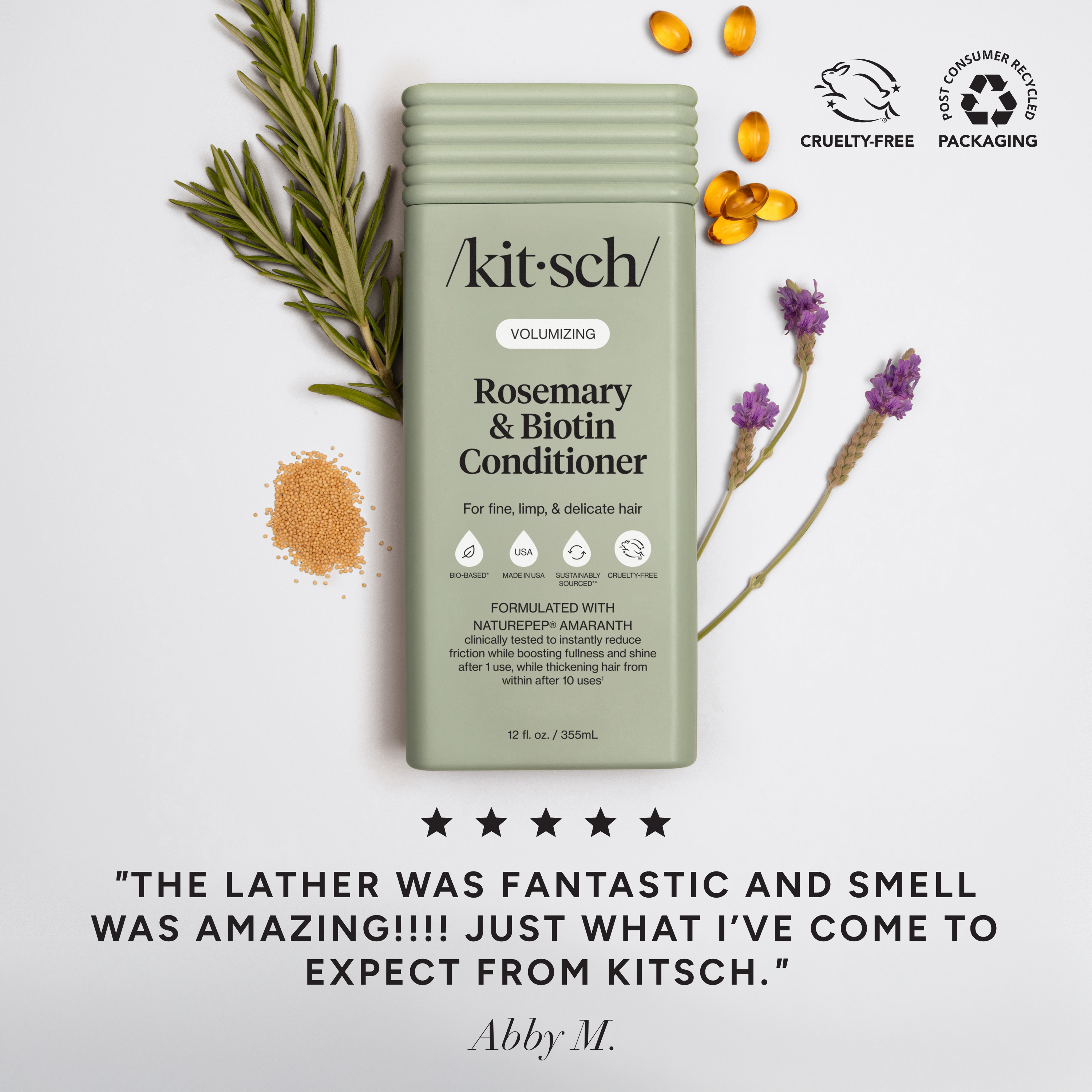 Volumizing Rosemary & Biotin Conditioner By Kitsch