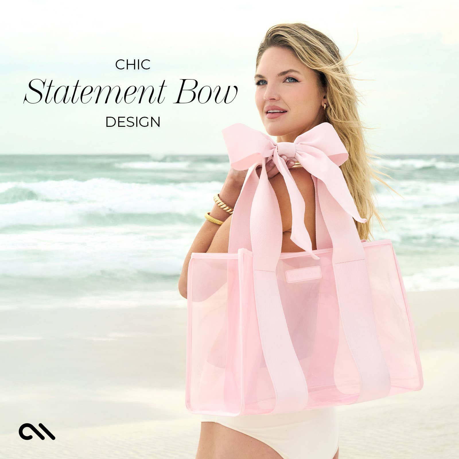 Ballet Pink Bow Jelly Tote Bag by Case-Mate