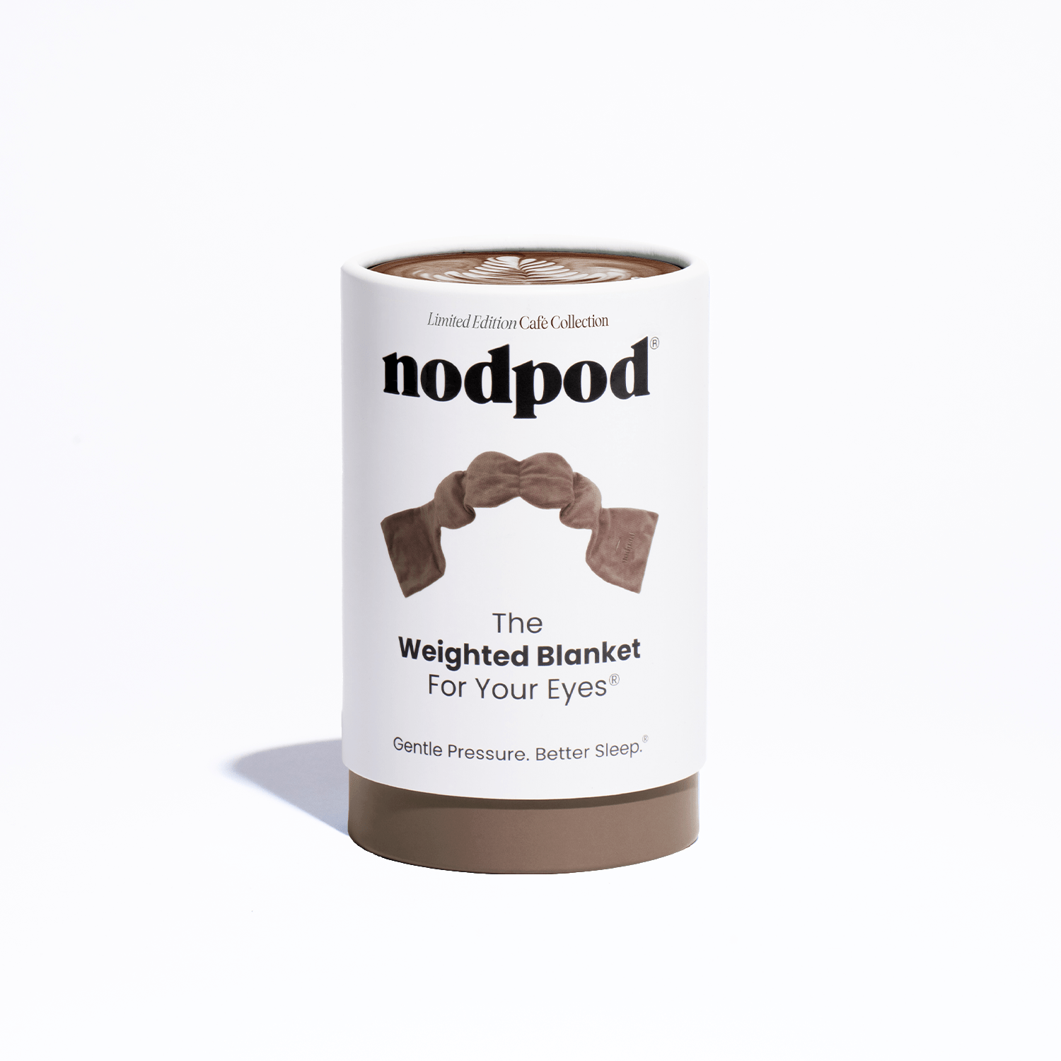 NodPod Weighted Sleep Mask in Mocha