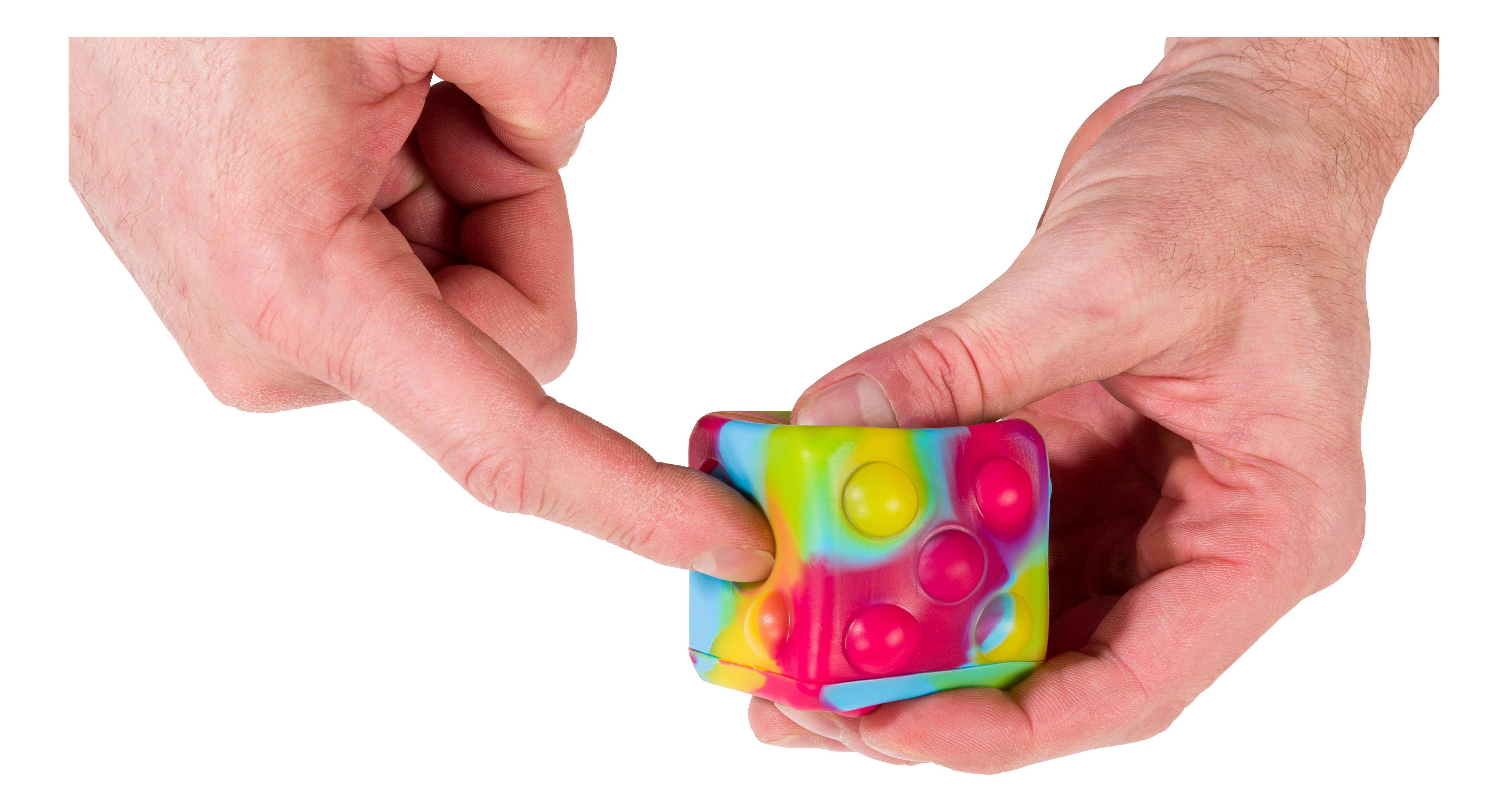 Poppin Dice' - Rainbow Satisfying Fidget Toy