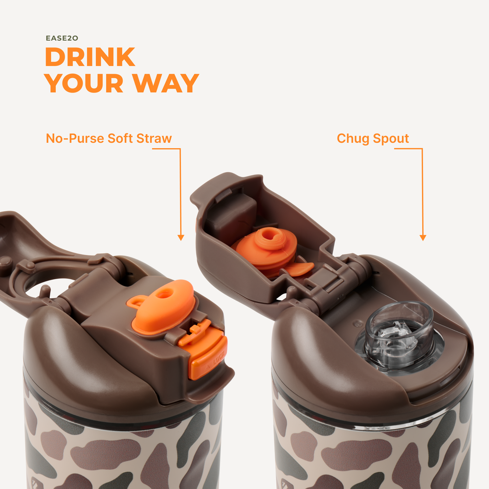 Duck Camo 14oz Ease2o Water Bottle by Hydrojug