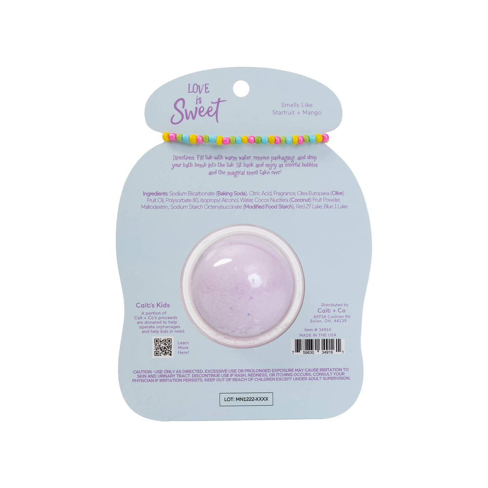 Friendship Bracelet Bath Bomb - Love Is Sweet