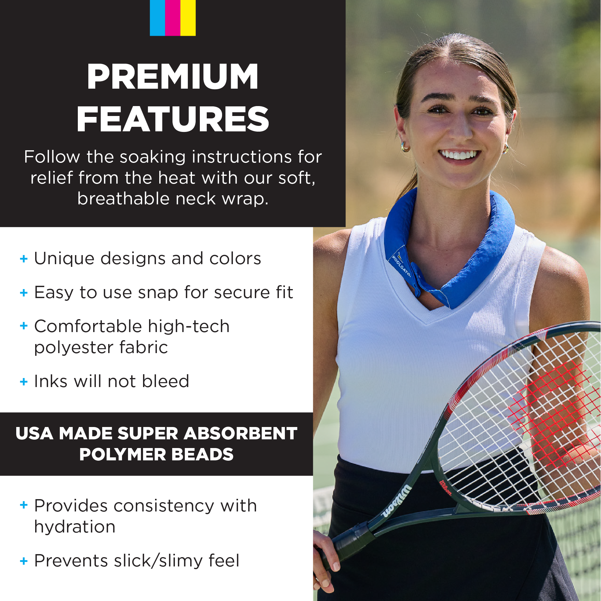 Cooling Neck Wrap in Royal Blue