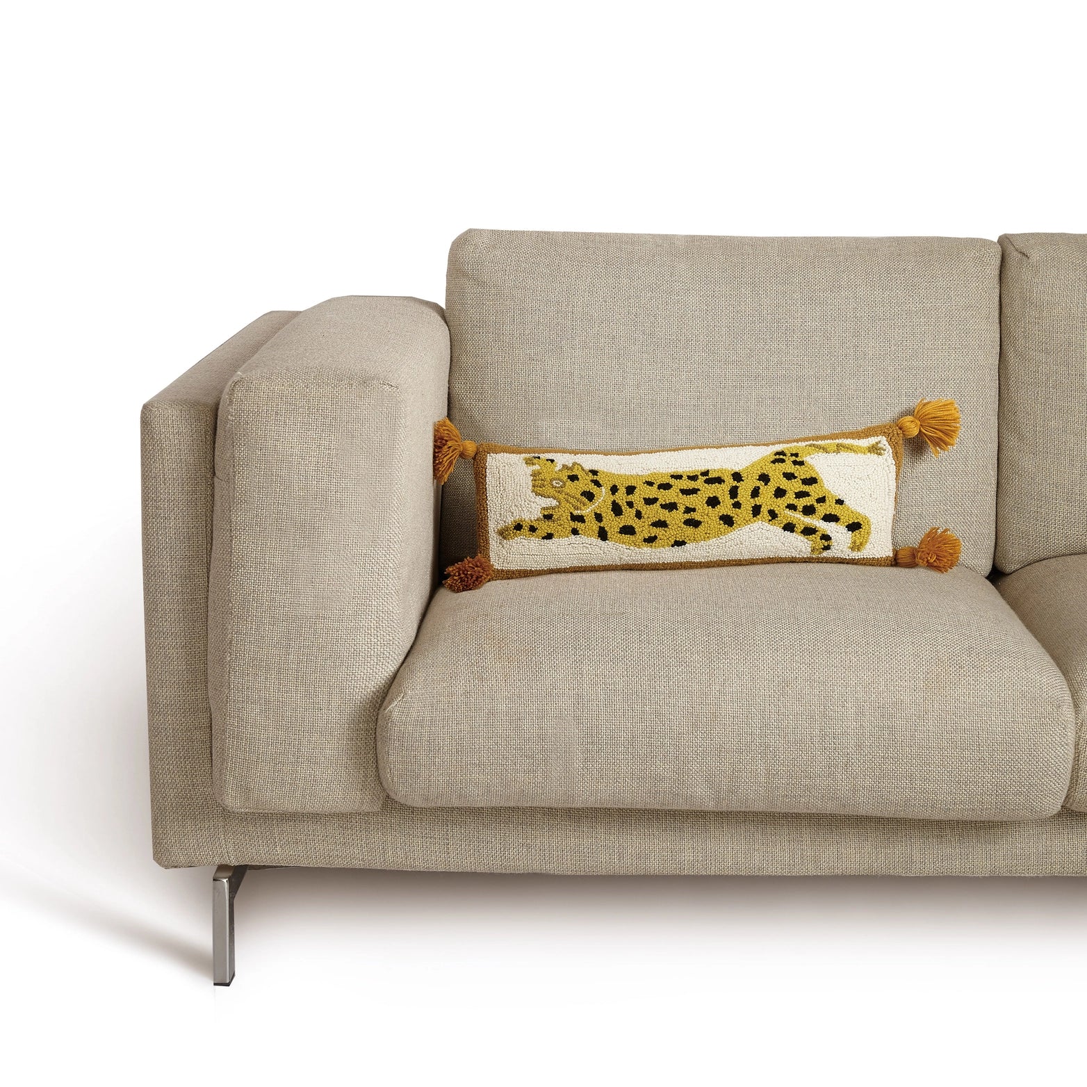 Leopard Hook Pillow by Jungalow