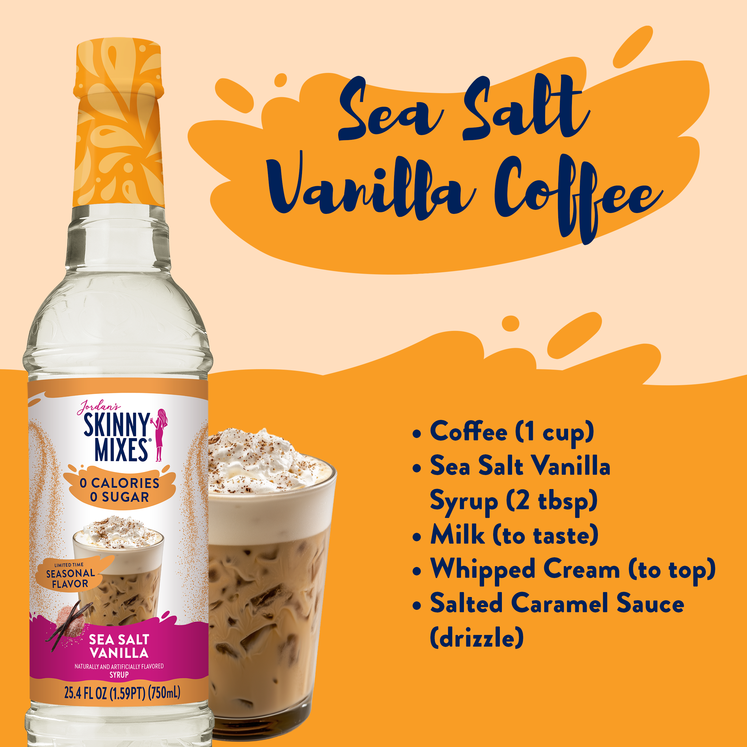Sugar Free Sea Salt Vanilla Syrup