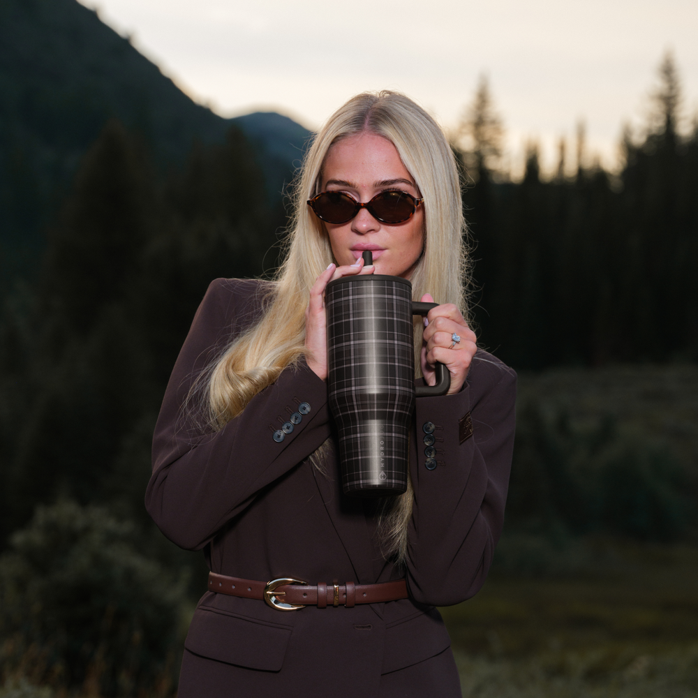 Flannel 40oz Traveler Tumbler by Hydrojug