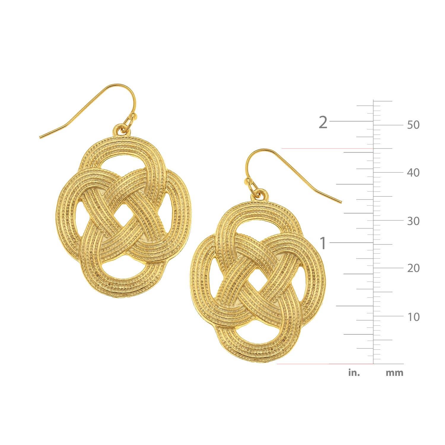Gold Filigree Earrings