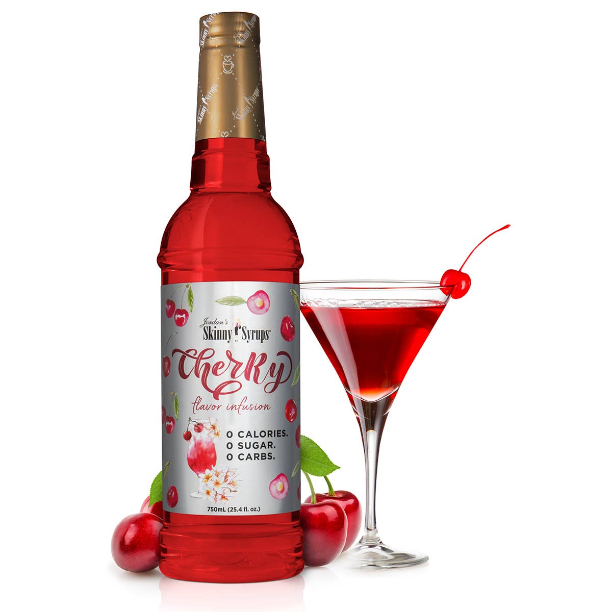 Sugar Free Cherry Flavor Infusion Skinny Syrup