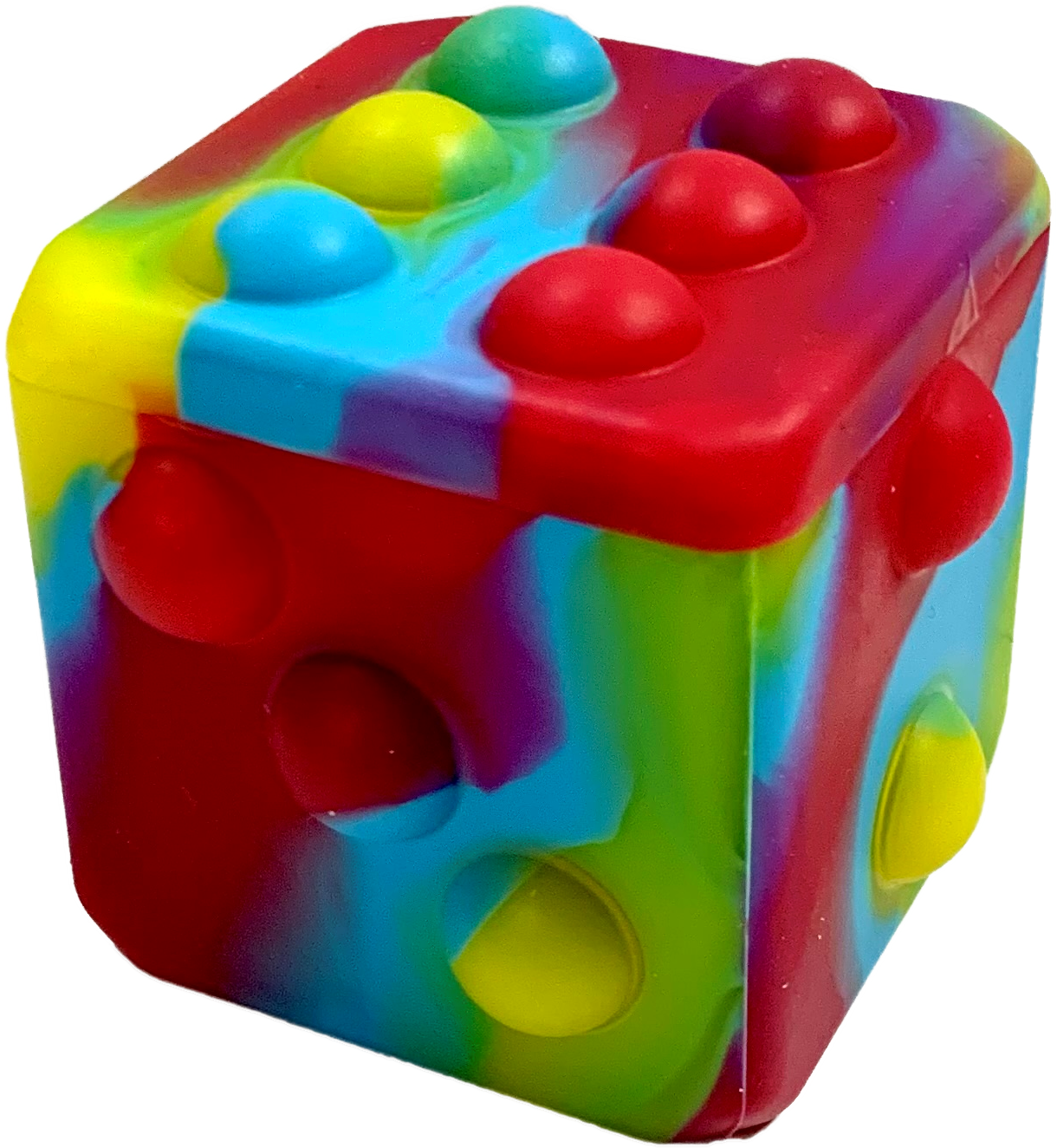 Poppin Dice' - Rainbow Satisfying Fidget Toy