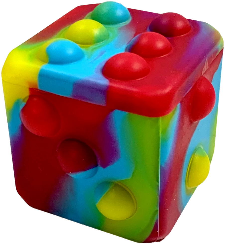 Poppin Dice' - Rainbow Satisfying Fidget Toy