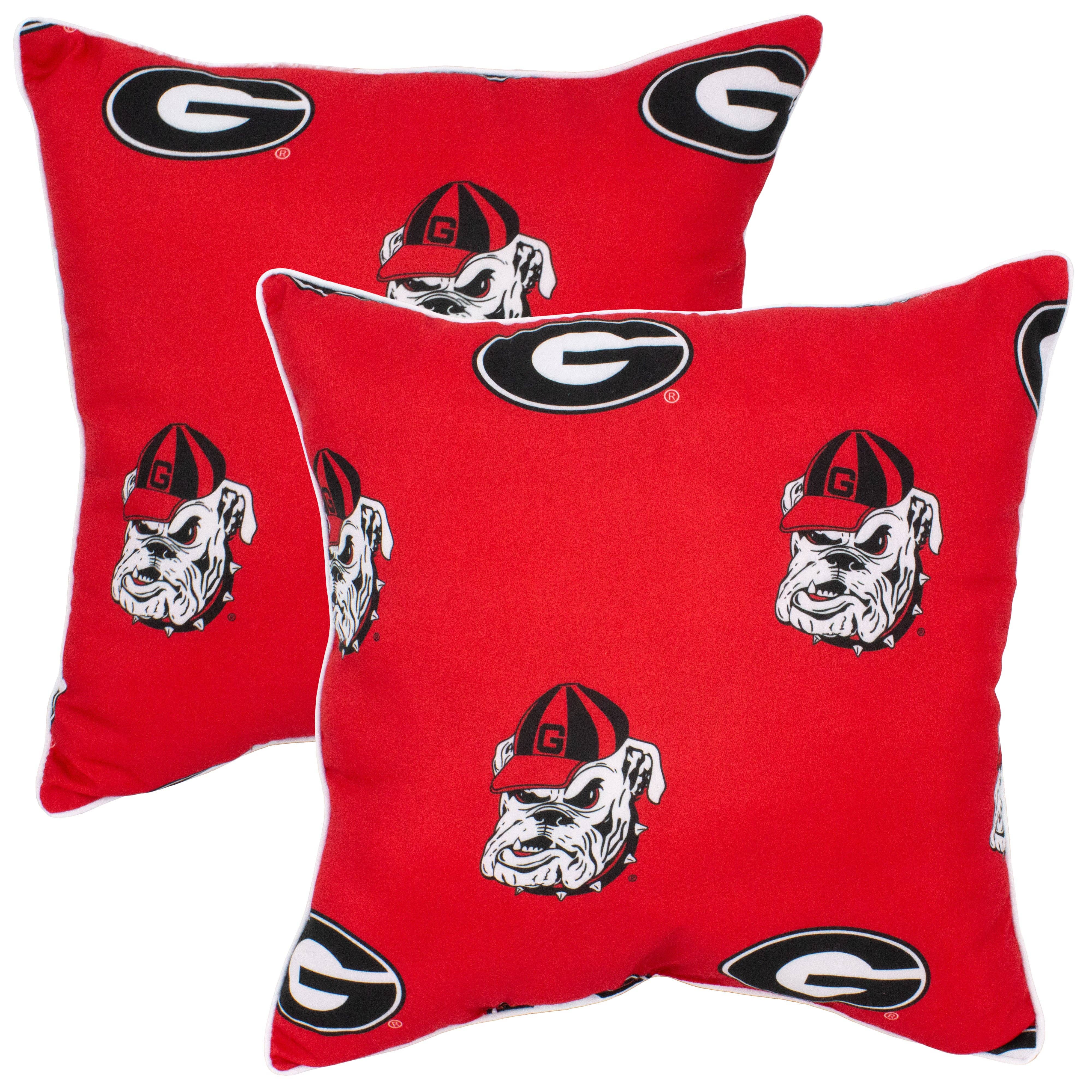 Georgia Bulldogs Decorative Pillow