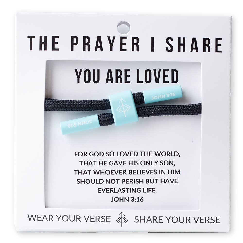 YOU ARE LOVED Christian Cord Bracelet